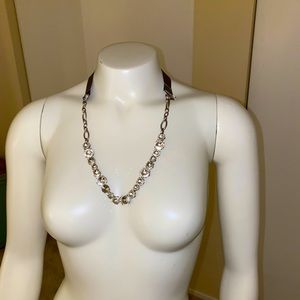 Fossil Chunky Jeweled Necklace / Belt